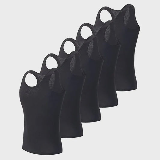 Heren Katoenen Tanktop - Comfortabele Fitness Vest met Ruime Maten