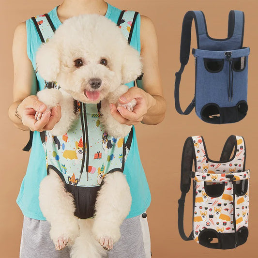 Ademende Outdoor Hondenrugzak - Draagbare Reisrugzak voor Puppy's en Kleine Honden