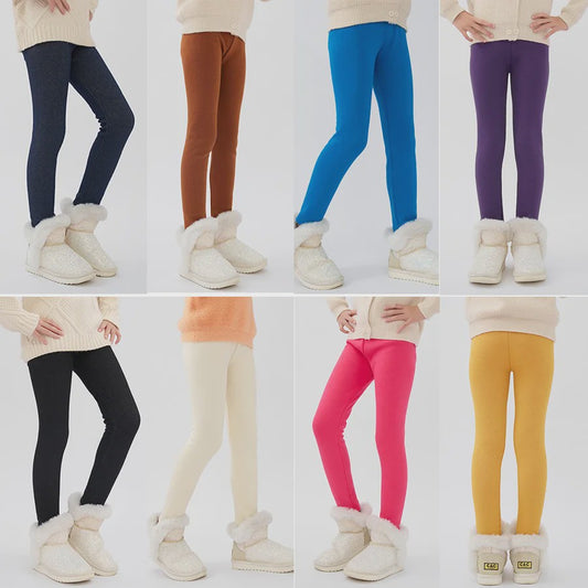 Warme Fleece Lined Leggings voor Meisjes (3-11 Jaar) - Zacht & Comfortabel
