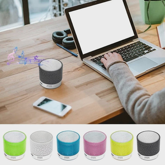 Mini Bluetooth Speaker met Kleurrijke LED Verlichting en Draadloze Muziekweergave