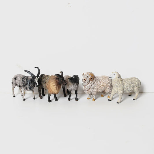 Realistische Boerderij- en Wilde Dierenfiguren: Schapen, Geiten, Antilopen & Meer - Cadeau Speelgoed