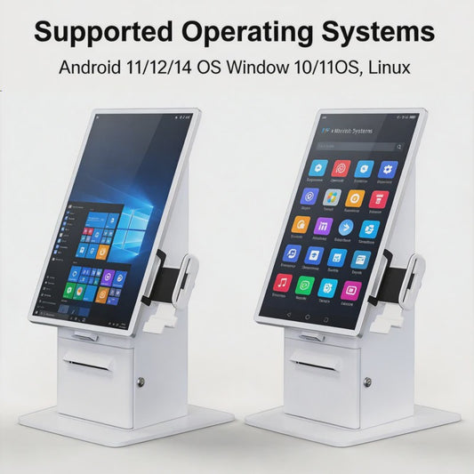 TouchWo 21.5/27 Inch Zelfbedienings Kiosk: Bestel- & Betaalzuil voor Retail & Horeca
