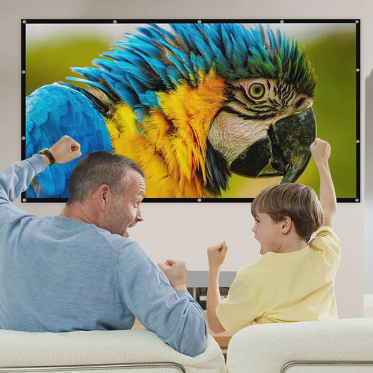 Opvouwbaar Projectorscherm 60-150 Inch 16:9 Full HD 4K Buiten & Binnen