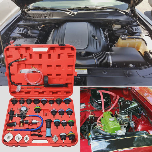 Professionele Koelsysteem Druk & Vacuüm Tester Kit - Lekdetector Auto Radiator