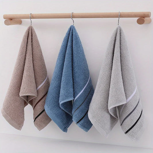 Pluche Katoenen Handdoekenset - Zacht & Absorberend, Diverse Kleuren