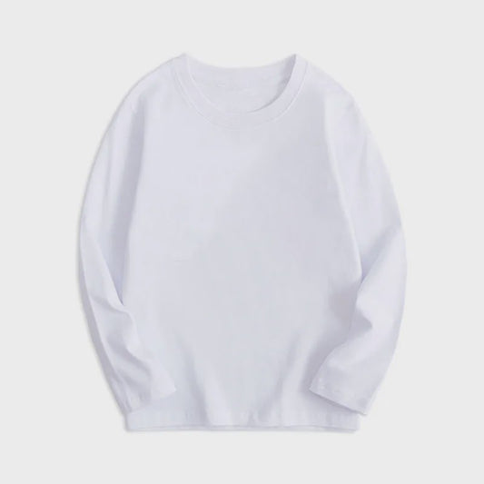 Basic Katoenen Longsleeve T-shirt voor Kinderen (2-14 Jaar) - Jongens & Meisjes