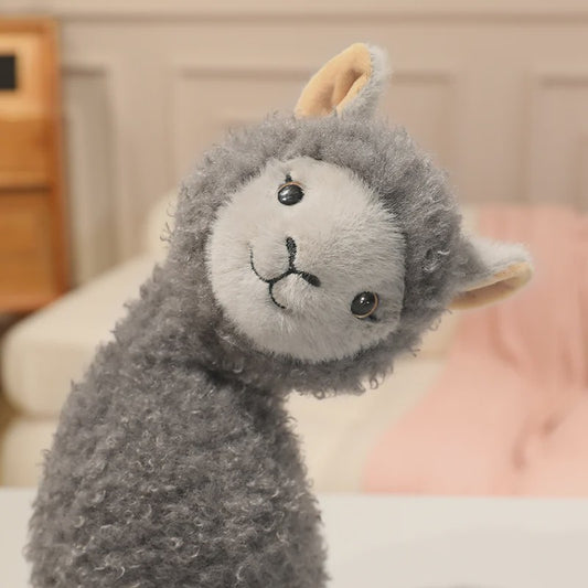 Zachte Pluche Alpaca Knuffel - Schattig Staan Alpacasso Speelgoed voor Kinderen & Meisjes