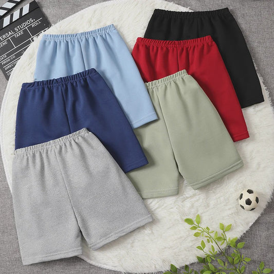 Comfortabele Kinder Shorts met Trekkoord en Elastische Taille - Jongens & Meisjes Casual Broekjes
