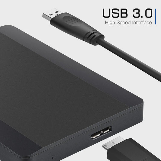 Externe Harde Schijf USB 3.0 (250GB-1TB) - Plug & Play Opslag