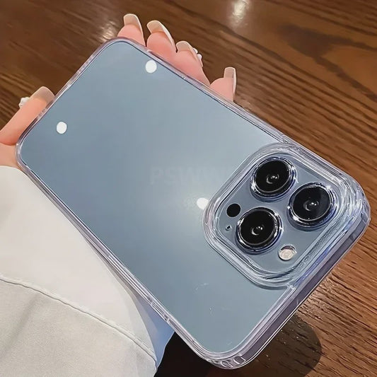 Luxe Transparante Schokbestendige Hardcase Hoes voor iPhone 11 t/m 18 Pro Max