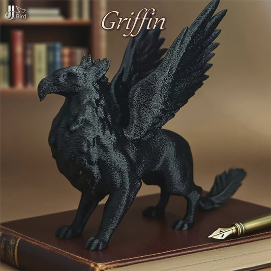 Gothic Griffin Beeld - Duistere Mythologische Creatuur Decoratie