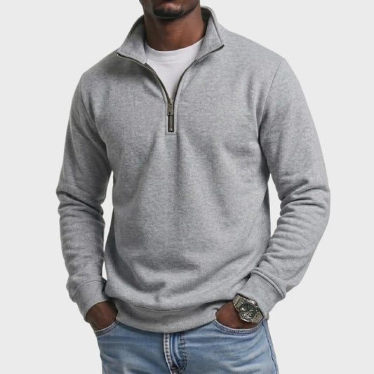 Heren Quarter Zip Pullover Hoodie - Comfortabele Outdoor Sweatshirt voor Heren