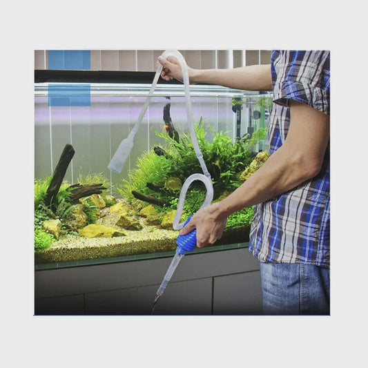 Semi-automatische Aquarium Sifon Pomp - Eenvoudige Waterwissel & Reiniging