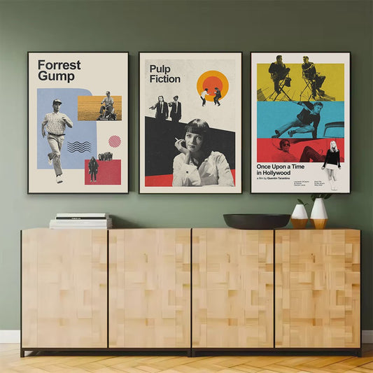 Vintage Film Posters Collectie - Iconische Klassiekers op Canvas