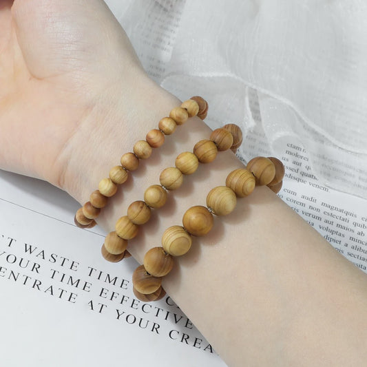 Houten Kralen Armband Sandelhout - Tibetaans Boeddha Meditatie & Gebedssieraad