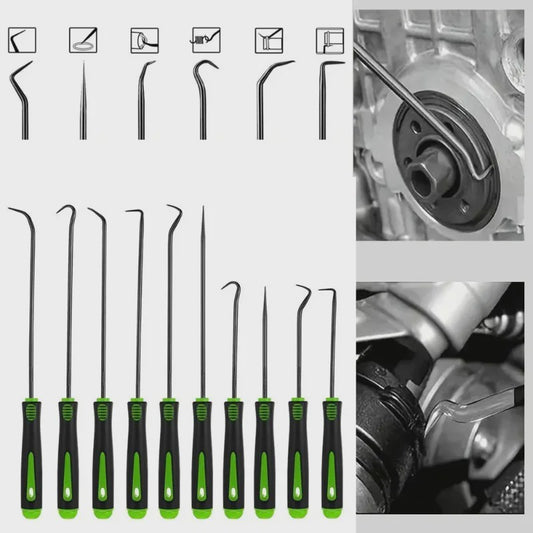 Professionele 10-delige Set Oliekeerring Trekkers en Haken voor Auto Reparatie