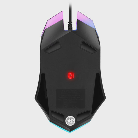 F1 Bedrade Gaming & Kantoor Muis met Kleurrijke Verlichting - Plug & Play