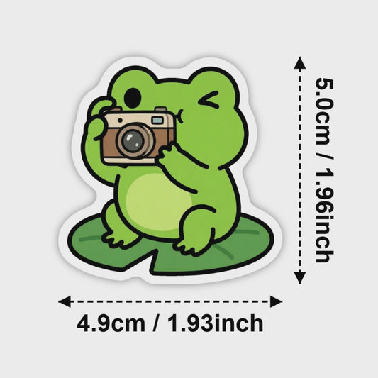Leuke Kikker Stickers Set - 50-100 Stuks Cartoon Decoratie Decals voor Studenten, Laptops & Notebooks