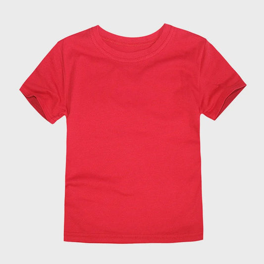 Kinder T-shirt Korte Mouw Katoen Zomer - Jongens & Meisjes (1-14 Jaar)