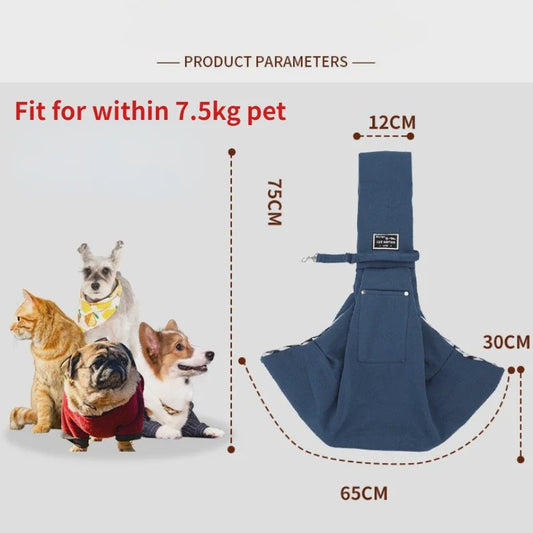 Comfortabele Honden & Katten Draagtas Sling - Ideaal voor Outdoor Reizen & Dagjes Uit