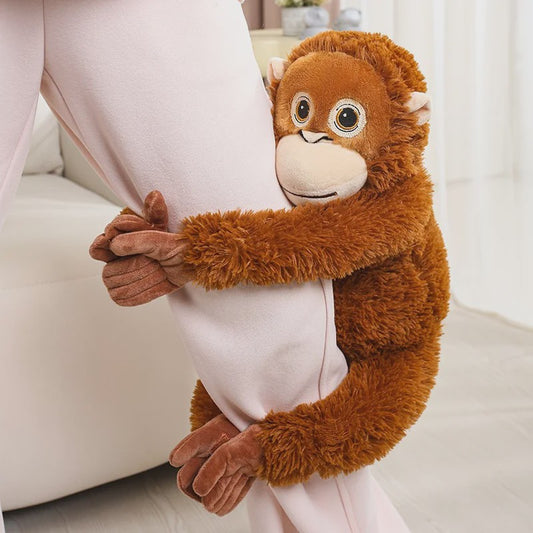 Zachte Pluche Aap Knuffel - Gorilla, Chimpansee, Orang-oetan - 30-90cm - Cadeau & Decoratie