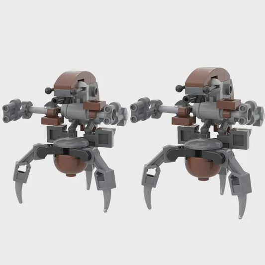 10x Bouwstenen Droideka Destroyer Droids - Star Wars Clone Robot Speelgoed