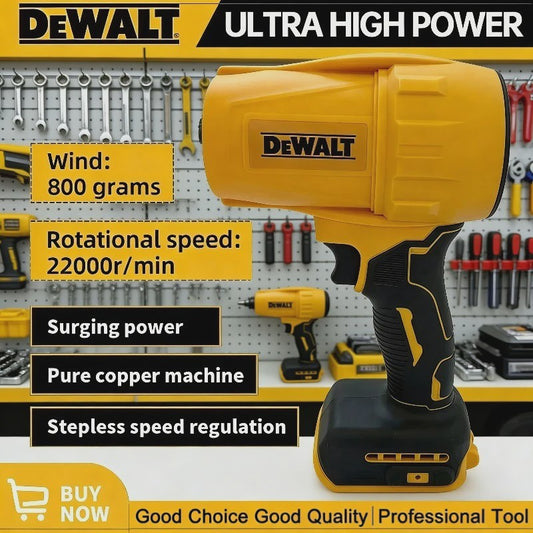 DeWalt Krachtige Accu Bladblazer & Stofzuiger - 30000 RPM - voor 18V Batterij
