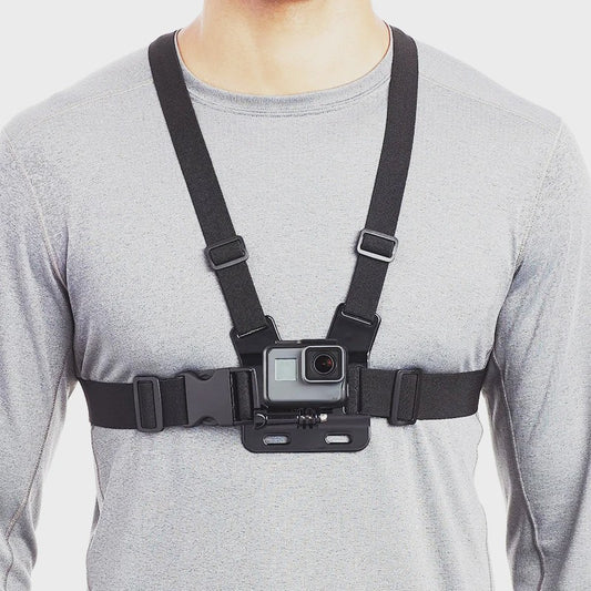 Verstelbare Borstband Mount Harness voor GoPro & Actiecamera's