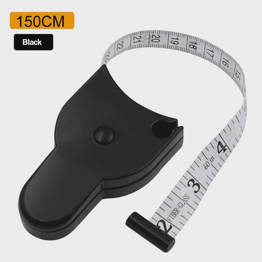 Intrekbaar Lichaams Meetlint met Handvat - Nauwkeurig voor Fitness en Gezondheid