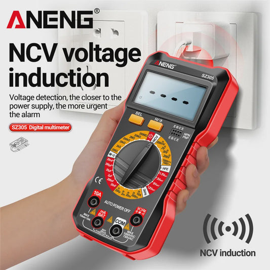 ANENG SZ305 Digitale Multimeter: Professionele Tester voor Elektriciens
