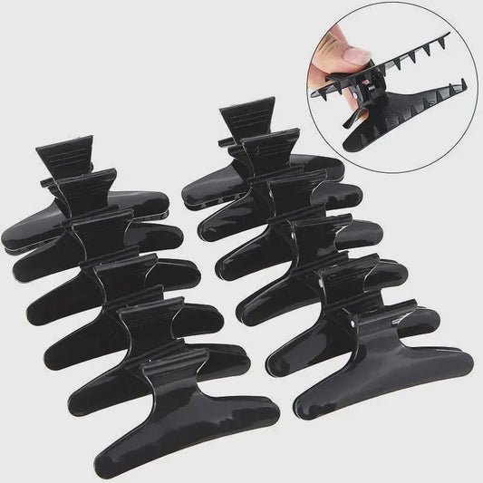 Professionele Vlinder Haarclips - Set van 25 Stuks voor Styling en Haarsecties