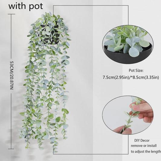 Kunst Eucalpytus Klimop Slager - Decoratieve Kunstplant voor Binnen & Buiten