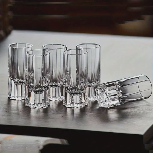 30ml Kristallen Shotglazen Set - Elegante Borrelglazen voor Whiskey, Tequila & Feesten