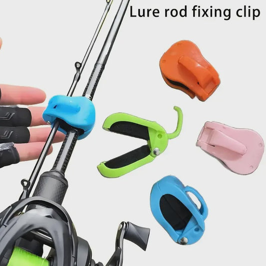 2x Hengelhouder Clip - Snel Bevestigen, Éénhandig Gebruik, Tool-Free