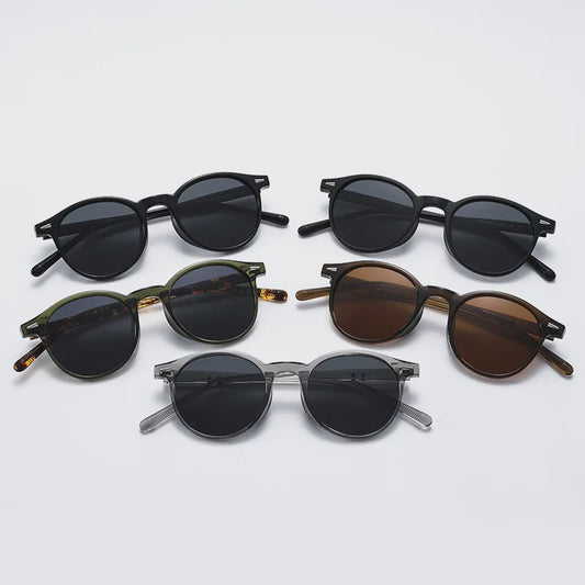 Vintage Ronde Zonnebril Unisex - Stijlvolle Fashion Eyewear