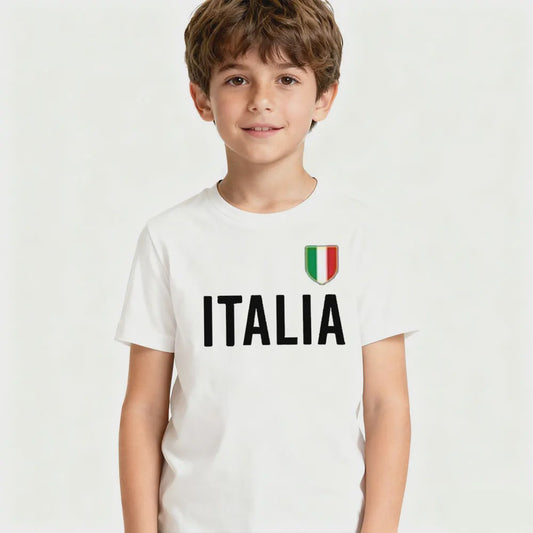 ITALIA Simple Kids T-Shirt Italy Memorial Clothing Boys and Girls Casual Daily Life Cotton Shirt Children O-neck Hot Sale Tops