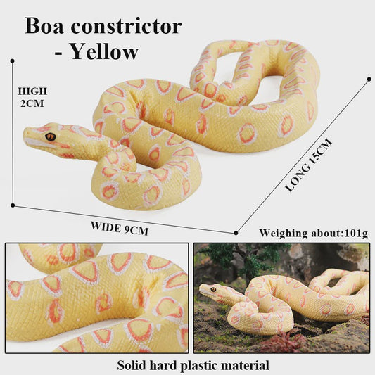 Oenux Realistische Slangen Speelgoed Set - Cobra, Python, Rattle Snake - Educatief en Decoratief
