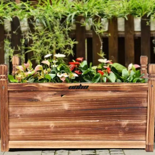 Houten Verhoogde Plantenbak – Buiten Tuinbak voor Bloemen & Groenten