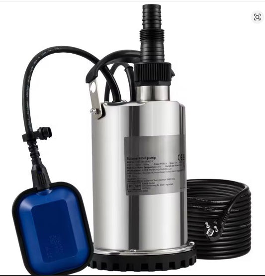 Dompelpomp voor Waterafvoer – 550W tot 2200W, met Automatische Vlotterschakelaar