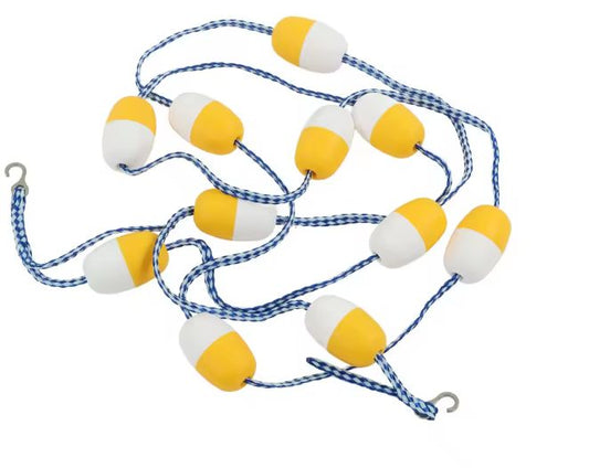 Zwembad Lane Divider Touw – 5 m PVC met 7 cm Vlotters, Veiligheidslijn voor Zwembad