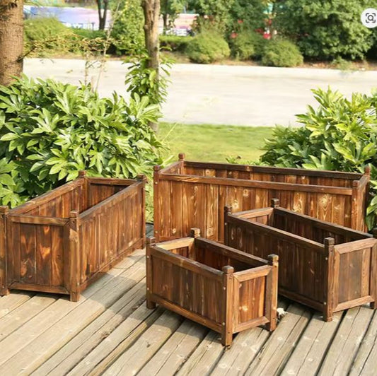 Verhoogde Houten Plantenbak – Groente- & Kruidenbak van Dennenhout voor Binnen en Buiten