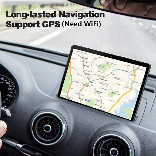 10 Inch Android Tablet met SIM-slot en WiFi – Quad-Core Touchscreen Tablet met GPS en Dubbele Camera