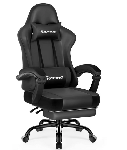 Ergonomische Gamingstoel – Verstelbaar, Voetsteun, 150 kg