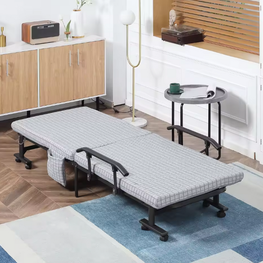 Opklapbare Logeerstoel met 5-Standen Rugleuning – 150 kg