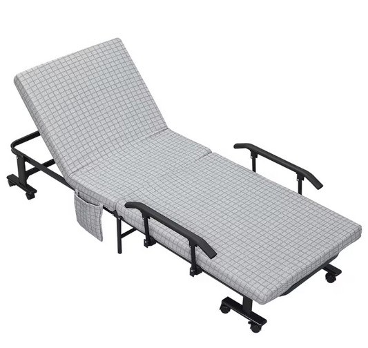 Opklapbare Logeerstoel met 5-Standen Rugleuning – 150 kg