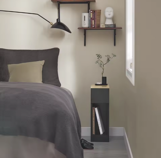 Set van 2 Smalle Nachtkastjes met Lade – Bijzettafels voor Bed of Bank, Modern en Ruimtebesparend