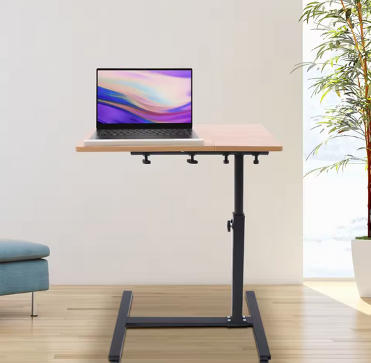 Verrijdbaar Laptopbureau – 360° Draaibaar & Verstelbaar Tafelblad