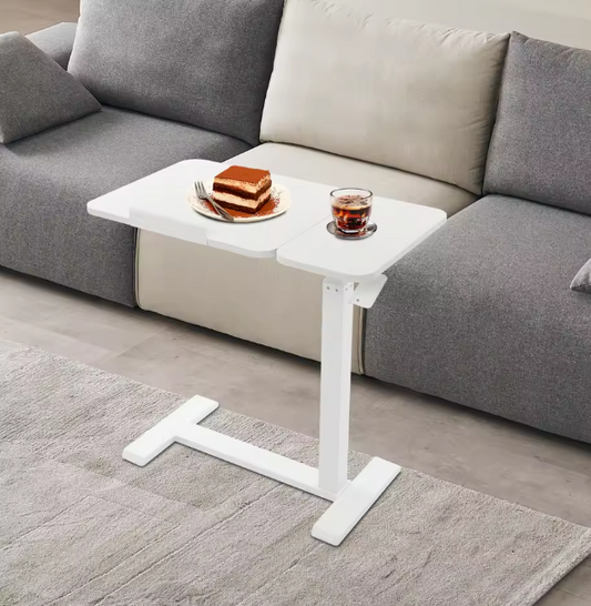 Verstelbare laptoptafel op wielen – staand bureau 66–104 cm