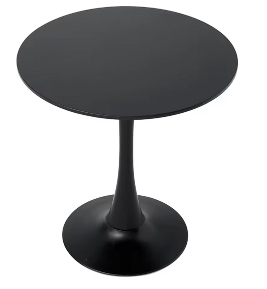 Ronde eettafel 70 cm wit met tulpenvoet en MDF blad