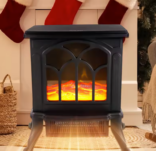 Elektrische haard met 3D vlam en warmeluchtfunctie 1800W